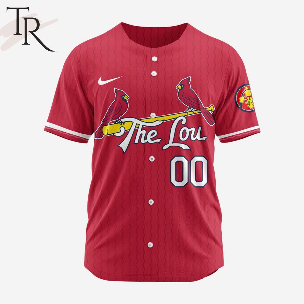 New MLB St. Louis Cardinals Personalized 2024 City Connect Baseball Custom Jersey Fan Gift Design