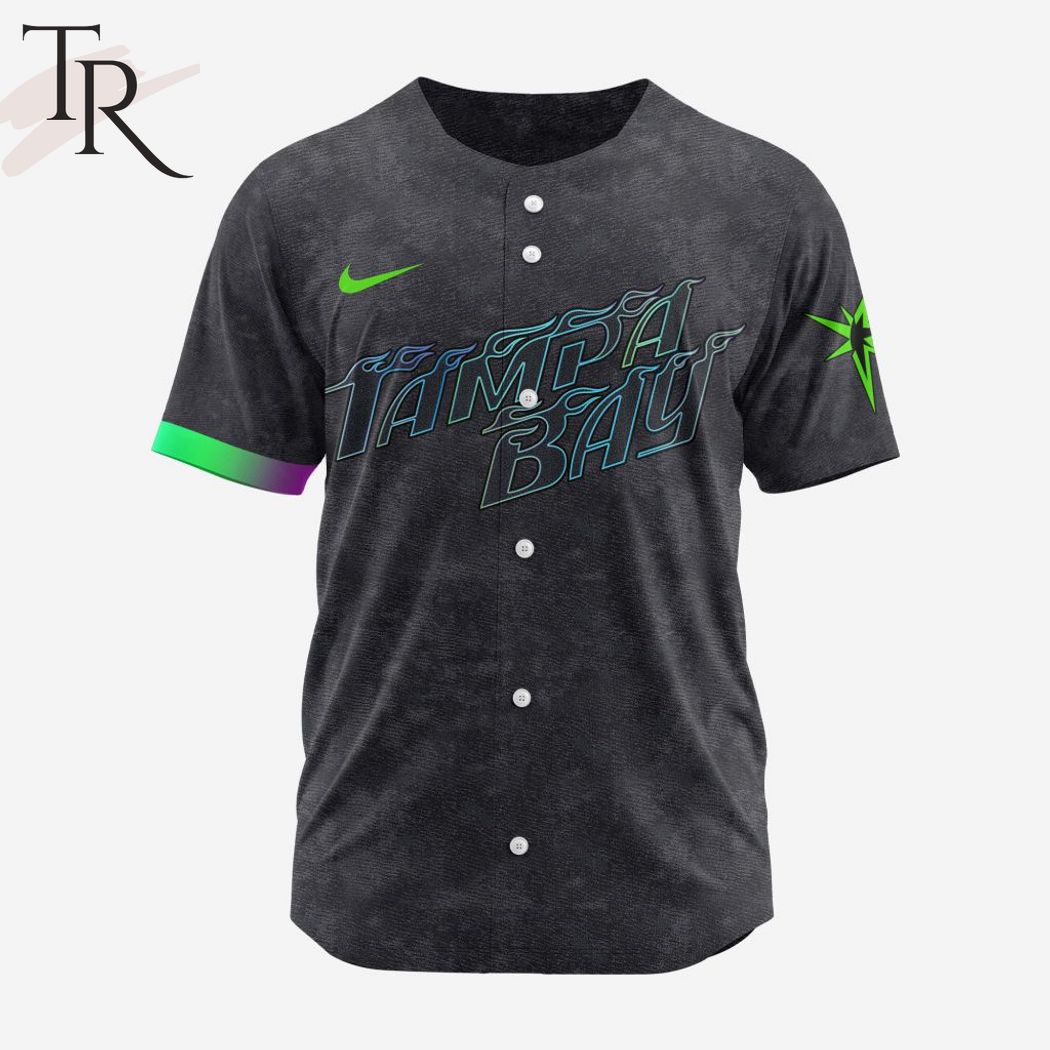 New MLB Tampa Bay Rays Personalized 2024 City Connect Baseball Custom Jersey Fan Gift Design