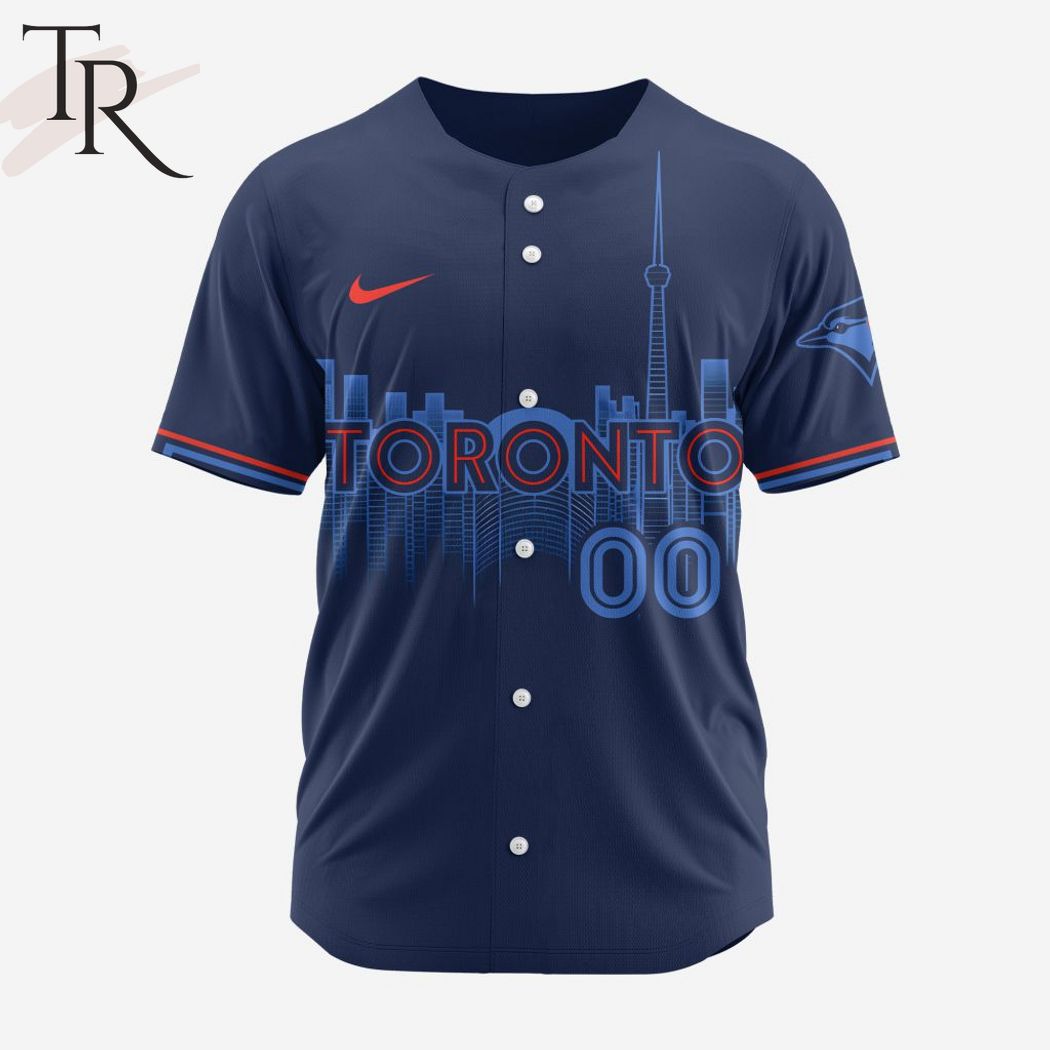 New MLB Toronto Blue Jays Personalized 2024 City Connect Baseball Custom Jersey Fan Gift Design