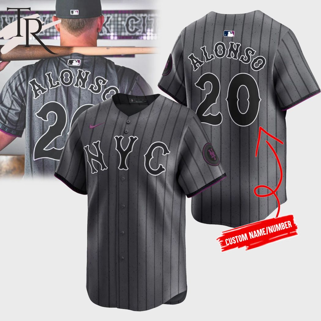 New New York Mets 2024 City Connect Custom Jersey Fan Gift