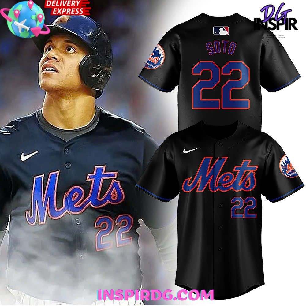 New New York Mets Juan Soto Special Black Baseball Custom Jersey Fan Gift