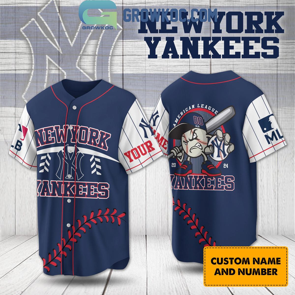New New York Yankees 2024 Baseball Fan Love Personalized Baseball Custom Jersey Fan Gift