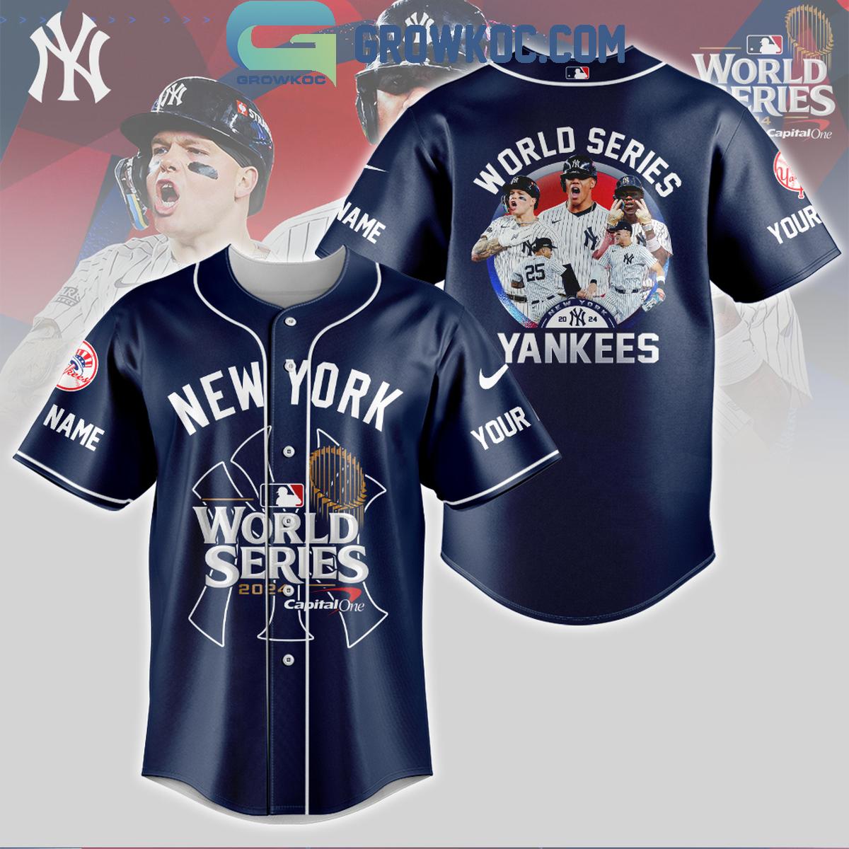 New New York Yankees World Series Champions 2024 The Yankees Personalized Baseball Custom Jersey Fan Gift