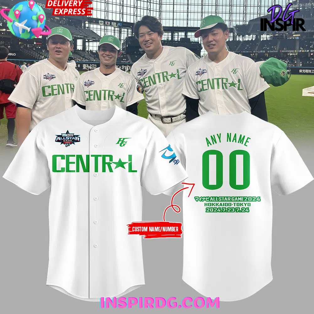 New NPB Chunichi Dragons All-Star Game Player Green Baseball Custom Jersey Fan Gift