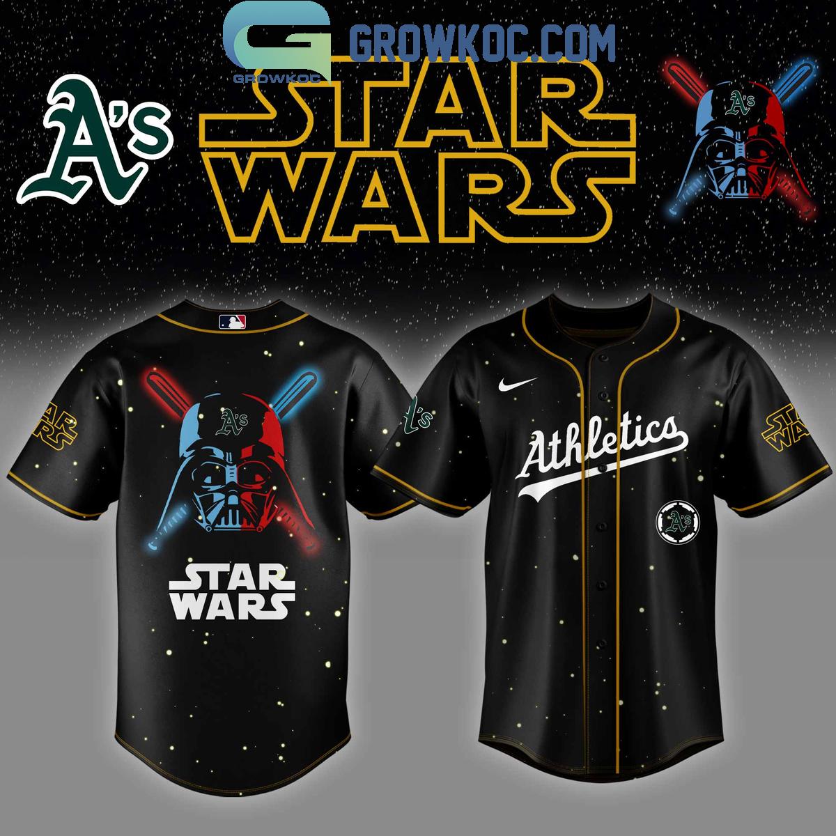 New Oakland Athletics MLB x Star Wars 2025 Baseball Custom Jersey Fan Gift