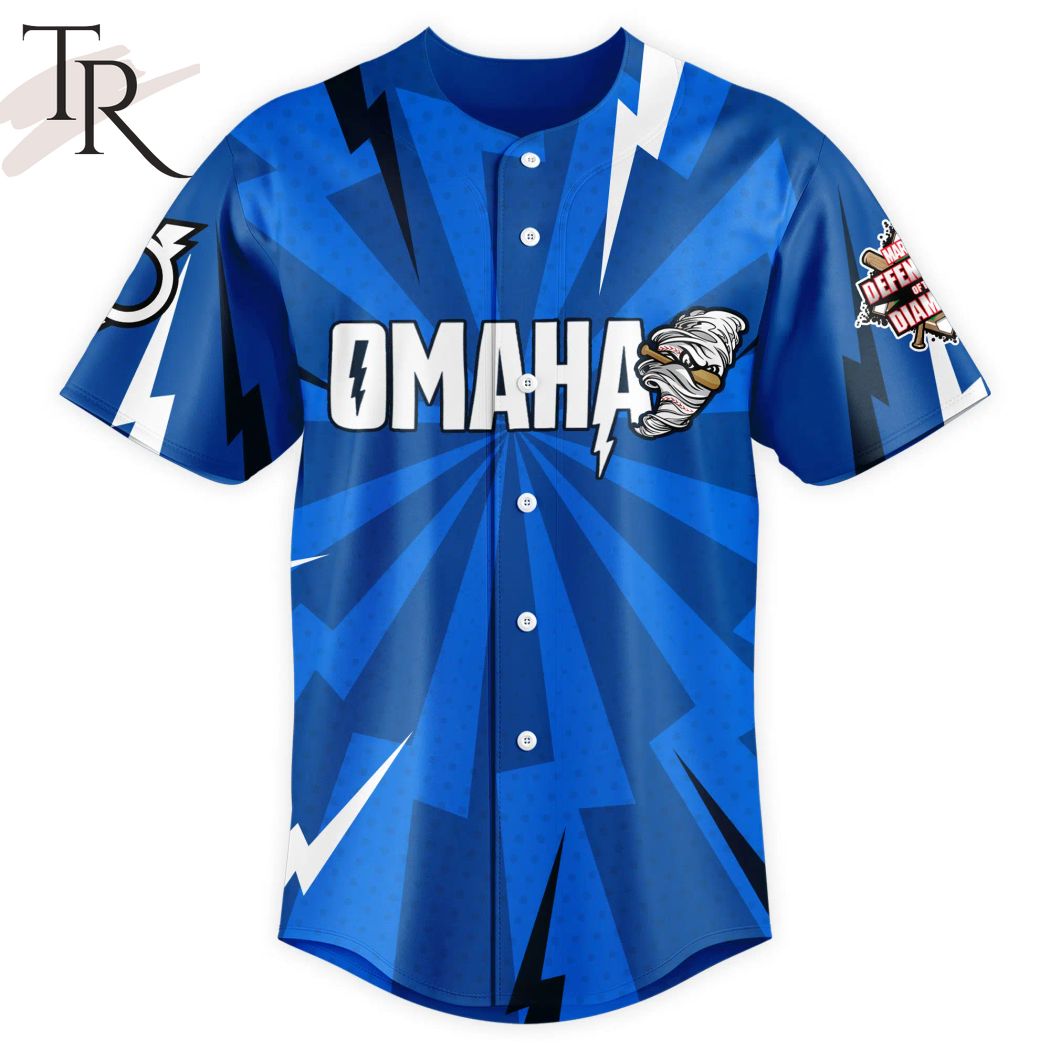New Omaha Storm Chasers Marvel Defenders Of The Diamond Baseball Custom Jersey Fan Gift