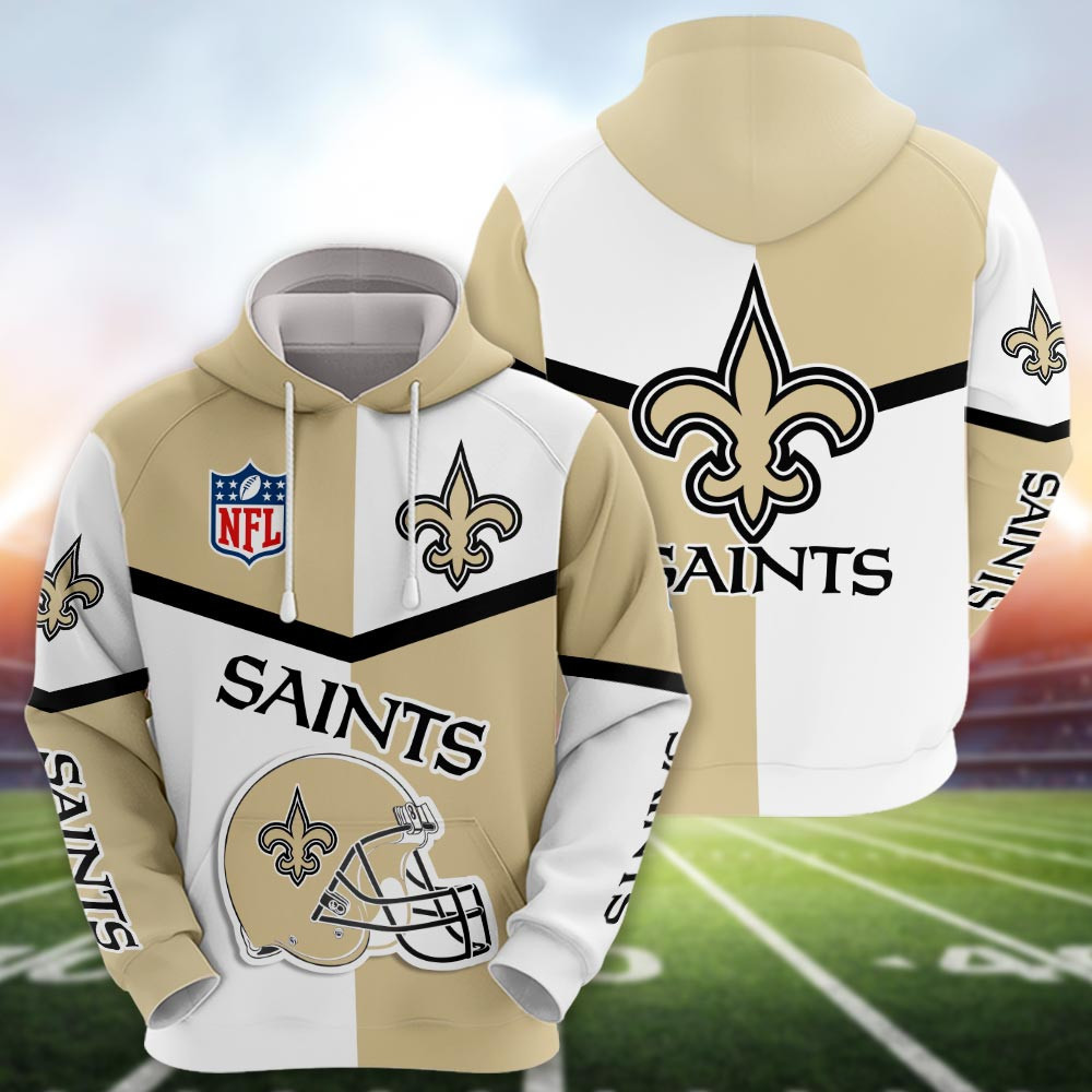 New Orleans Saints 3D printed Sweatshirt Hoodie Zipped Hoodie