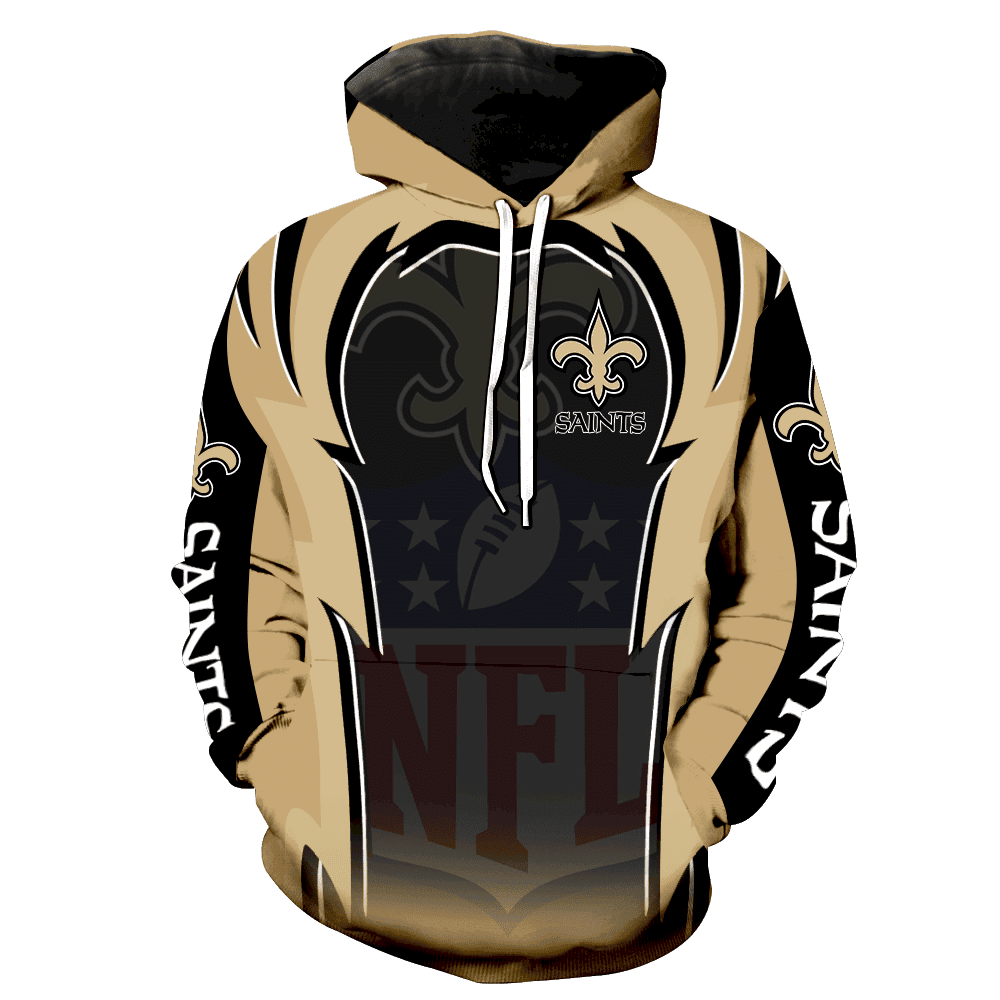 New Orleans Saints Full Hoodie  Zip Hoodie
