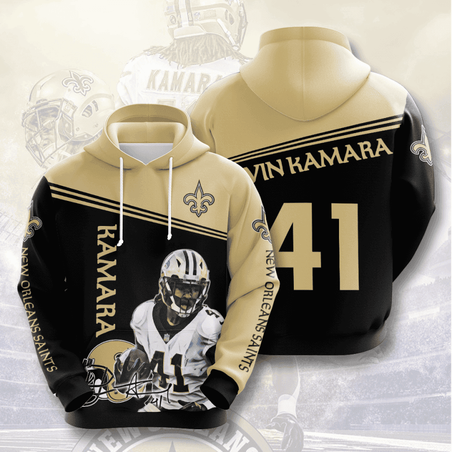 New Orleans Saints Kamara Hoodie  Zip Hoodie Version 1169