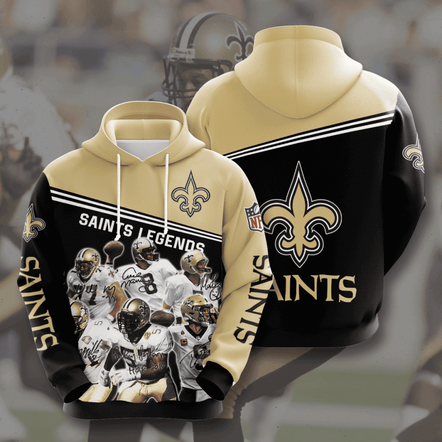 New Orleans Saints Legends Hoodie  Zip Hoodie Version 1213