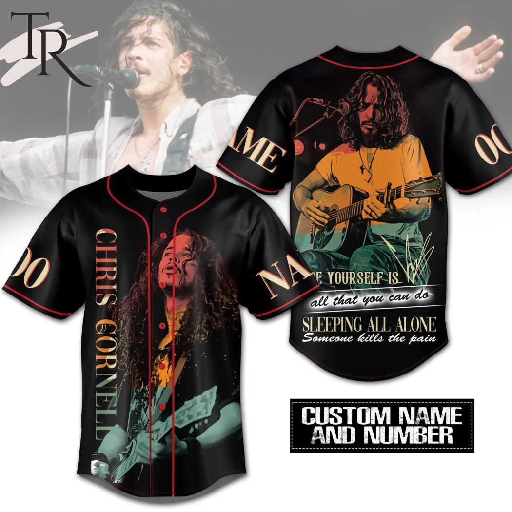 New Personalized Chris Cornell Baseball Custom Jersey Fan Gift