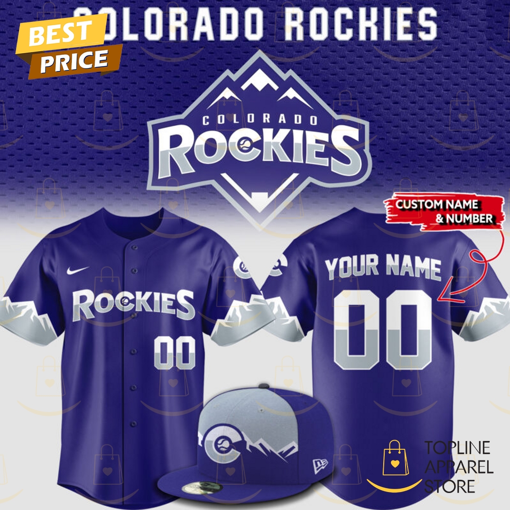 New Personalized Colorado Rockies Baseball Custom Jersey Fan Gift