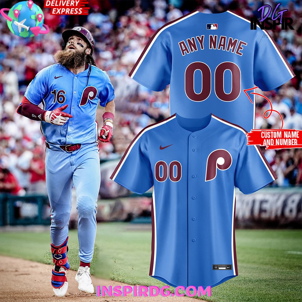 New Philadelphia Phillies 2024 Retro Baseball Custom Jersey Fan Gift