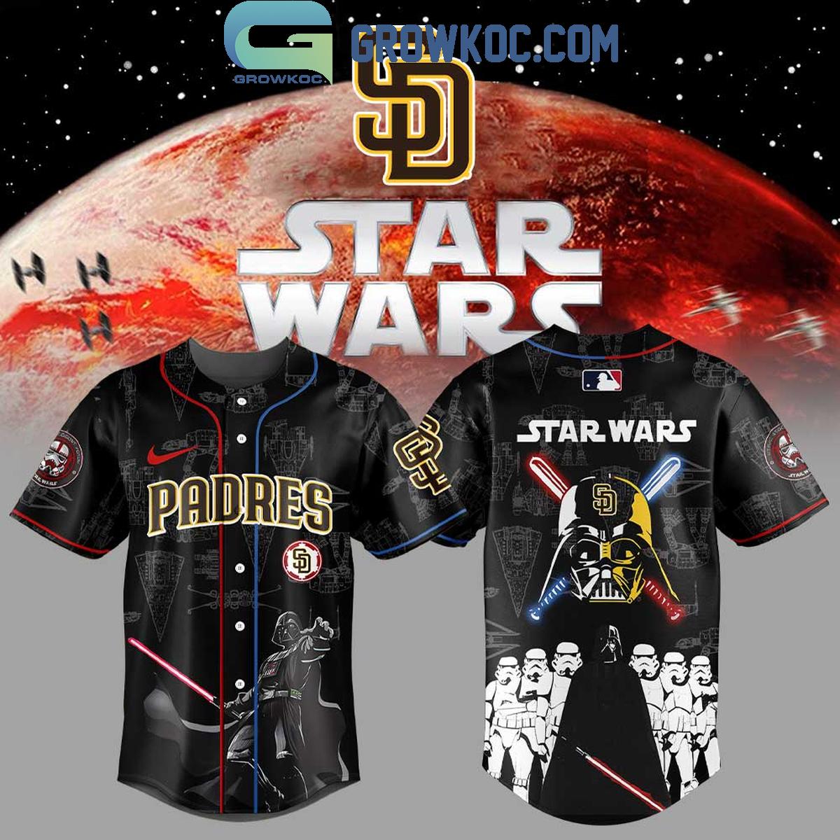 New San Diego Padres Star Wars Baseball Custom Jersey Fan Gift