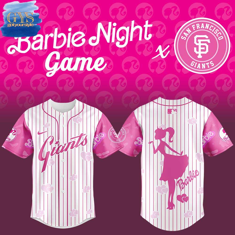 New San Francisco Giants Barbie Night Game 2025 Baseball Custom Jersey Fan Gift