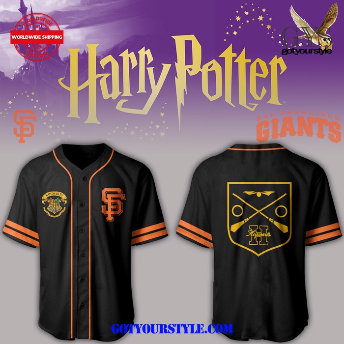 New San Francisco Giants Harry Potter 2024 Baseball Custom Jersey Fan Gift