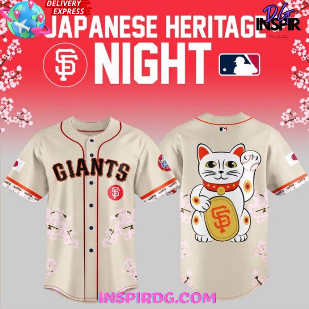 New San Francisco Giants Japanese Heritage Night 2025 Baseball Custom Jersey Fan Gift