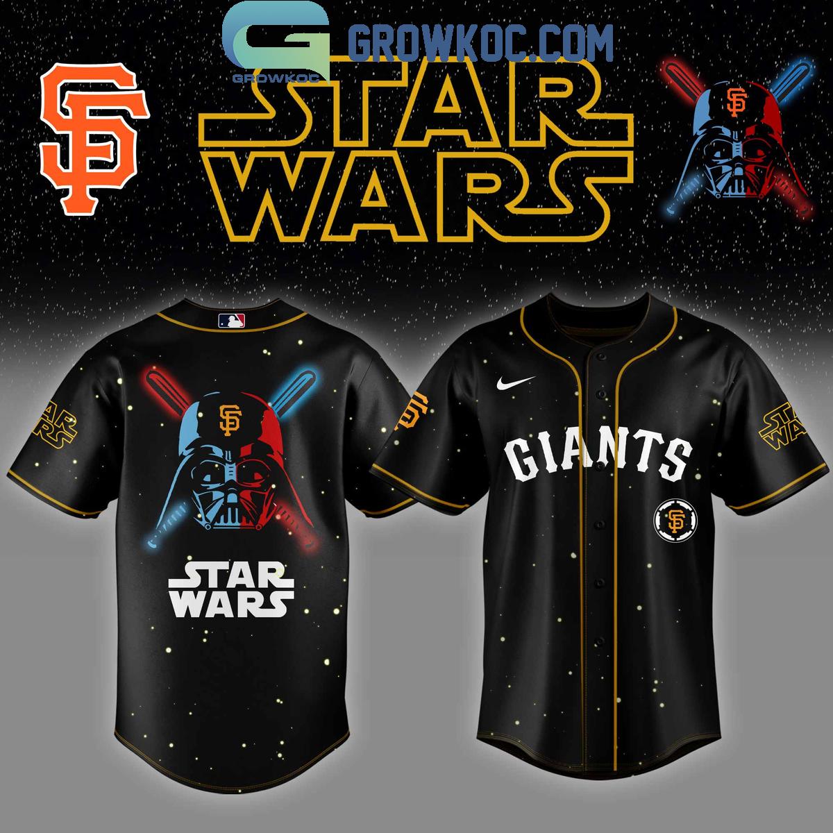 New San Francisco Giants MLB x Star Wars 2025 Baseball Custom Jersey Fan Gift