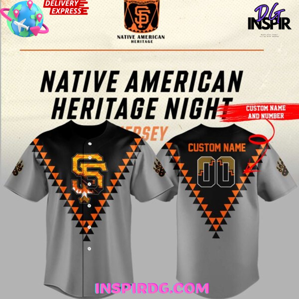 New San Francisco Giants Native American Heritage Night 2025 Baseball Custom Jersey Fan Gift