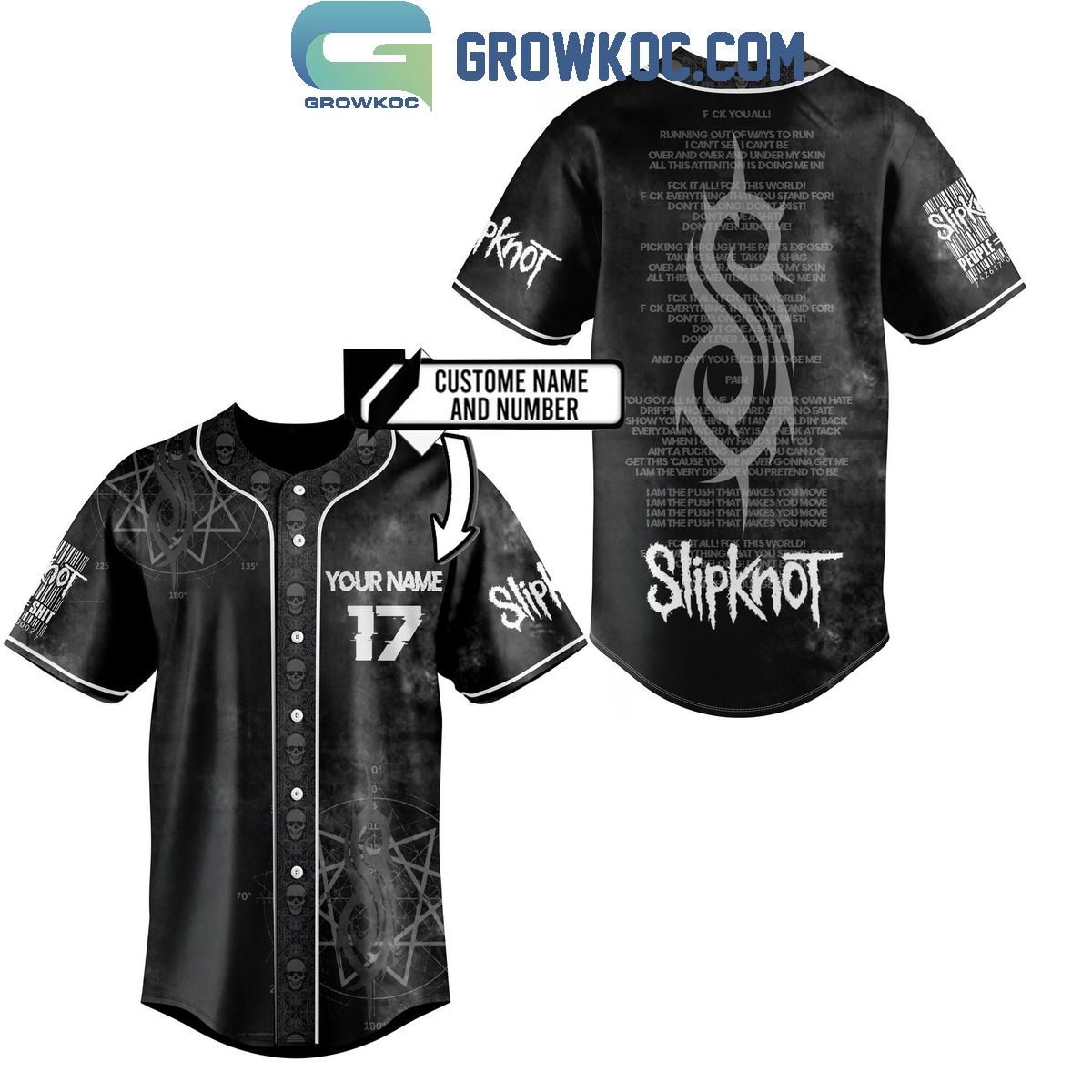 New Slipknot Pulse Of The Maggots Personalized Baseball Custom Jersey Fan Gift
