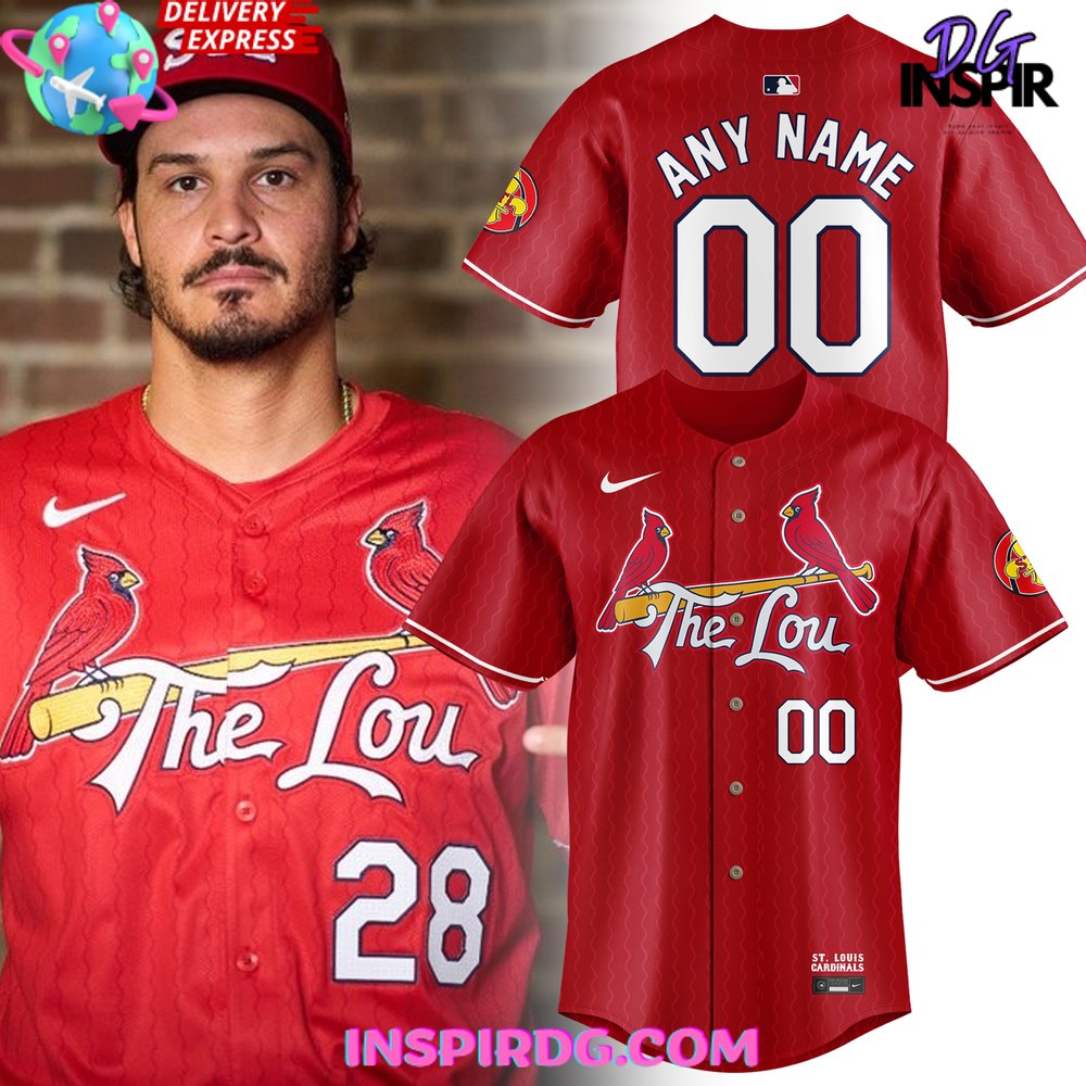 New St Louis Cardinals The Lou 2024 Baseball Custom Jersey Fan Gift