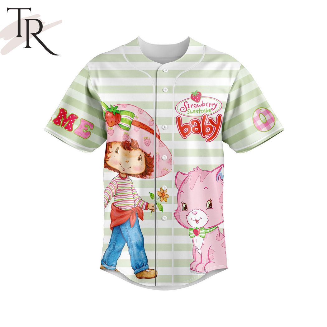 New Strawberry Shortcake Baby Custom Baseball Custom Jersey Fan Gift