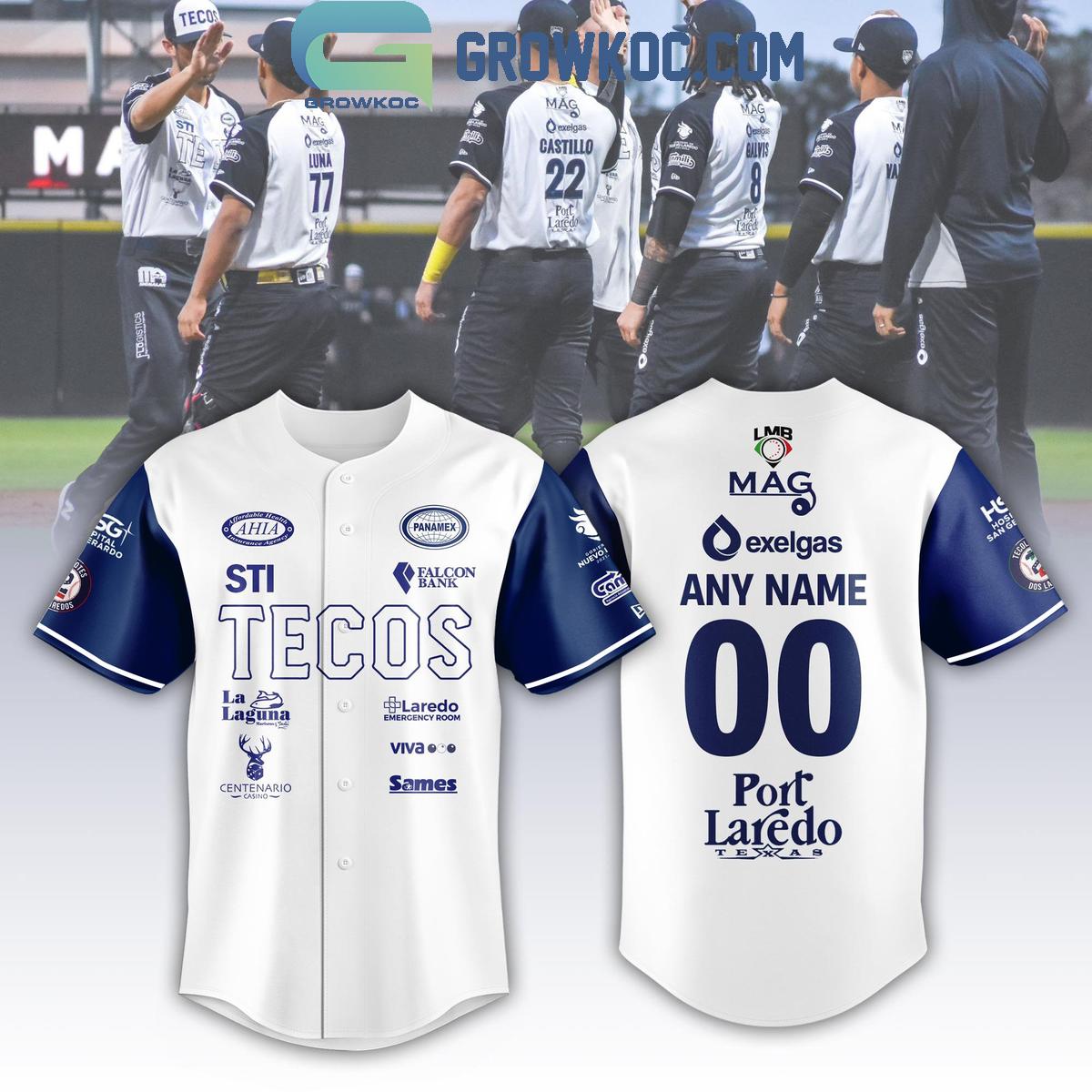 New Tecolotes De Los Dos Laredos 2024 Mexico Personalized Baseball Custom Jersey Fan Gift
