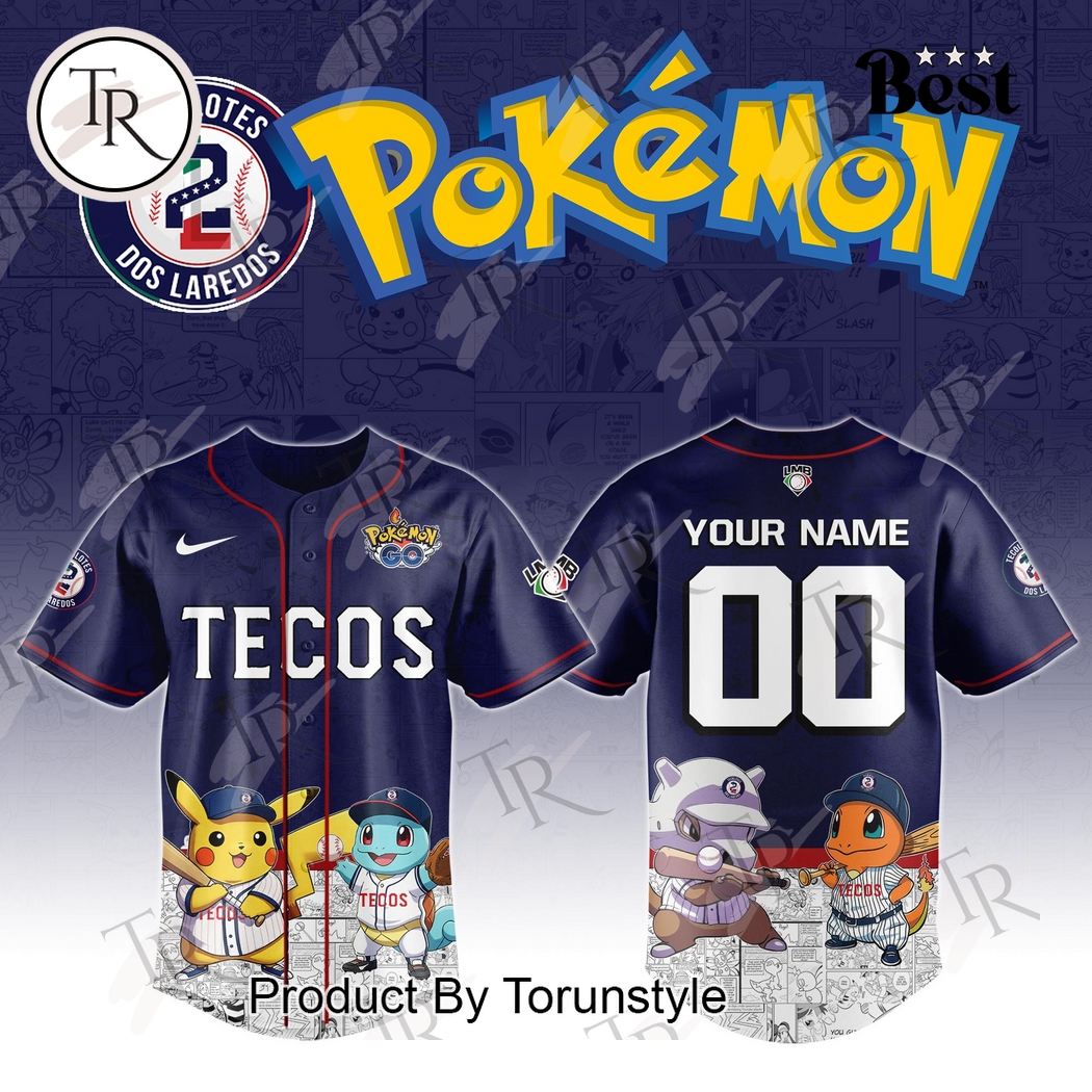 New Tecolotes De Los Dos Laredos 2025 Pokemon Custom Name Baseball Custom Jersey Fan Gift