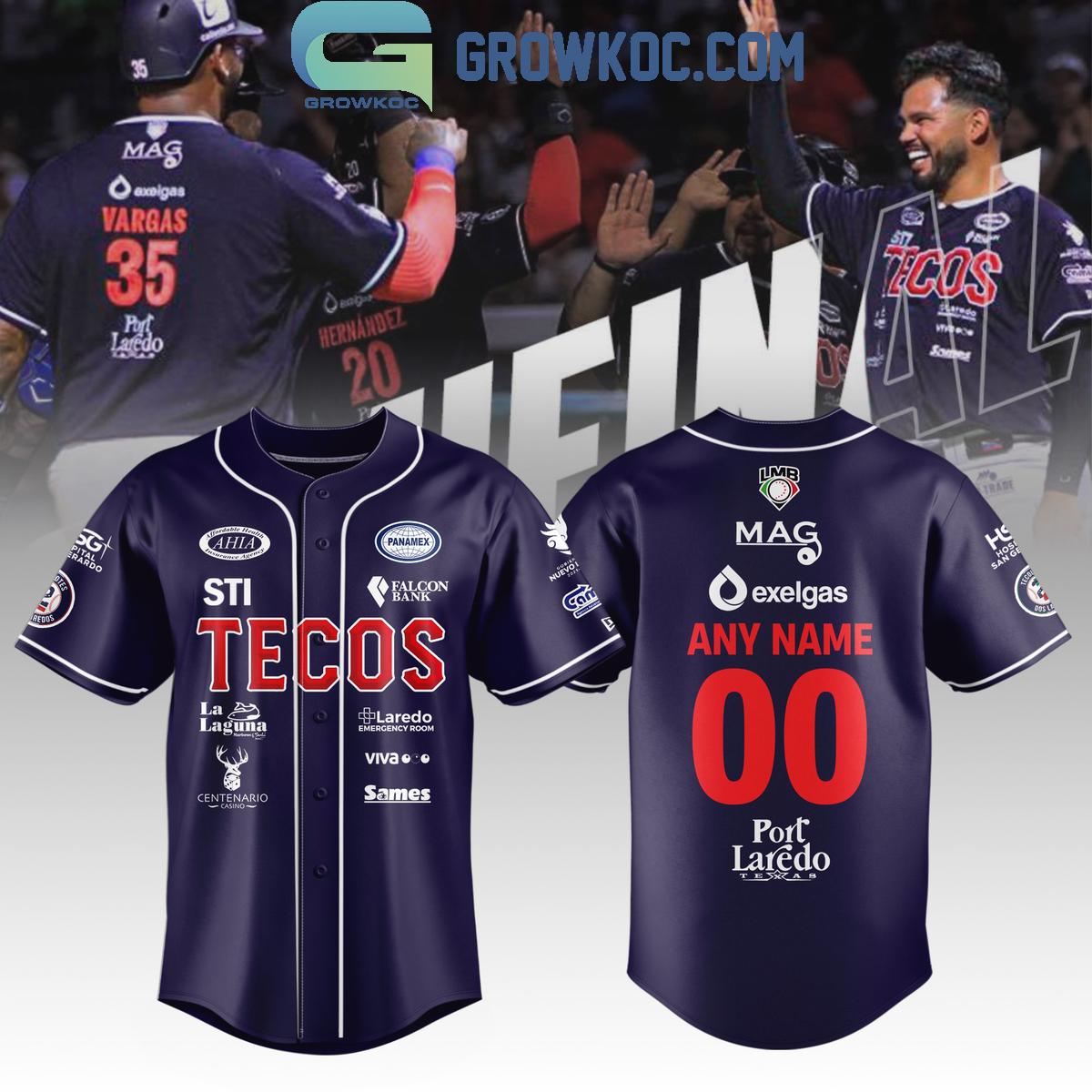 New Tecolotes De Los Dos Laredos LMB Home Personalized Baseball Custom Jersey Fan Gift