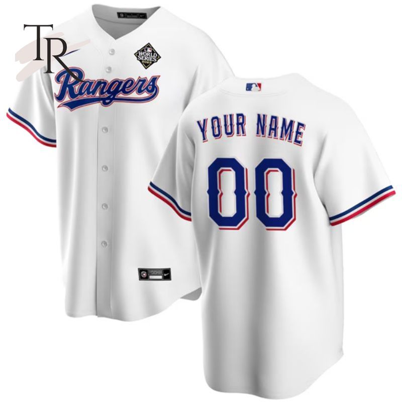 New Texas Rangers World Series Champions 2023 Active Player Custom White Stitched Baseball Custom Jersey Fan Gift