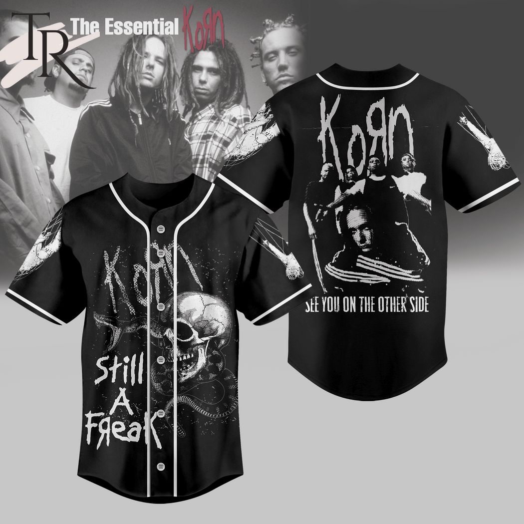 New The Essential Korn Still A Freak, See You On The Other Side Baseball Custom Jersey Fan Gift
