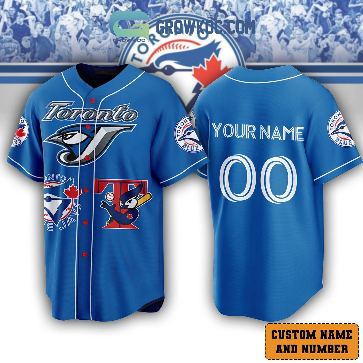 New Toronto Blue Jays MLB Custom Baseball Custom Jersey Fan Gift