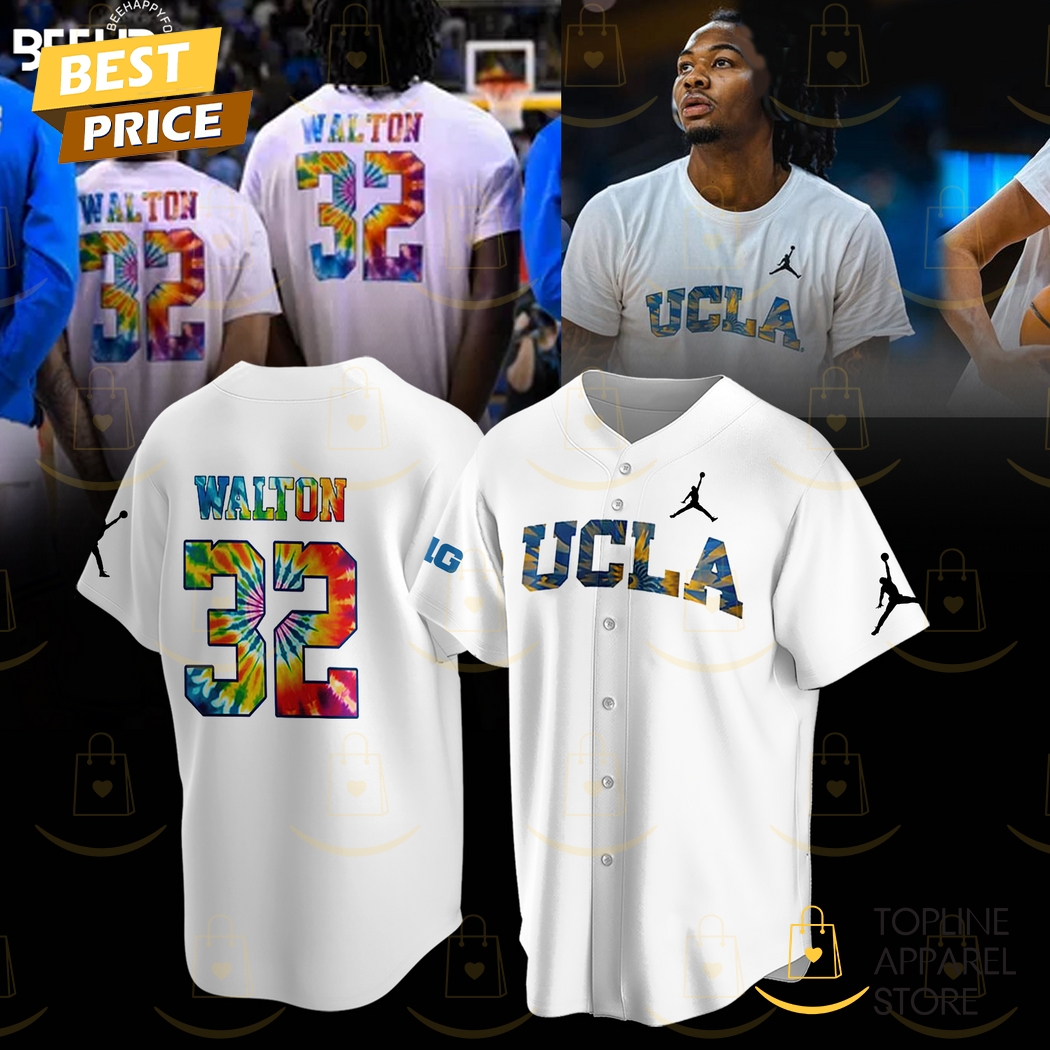 New Ucla Honors The Late Bill Walton 32 Baseball Custom Jersey Fan Gift - White