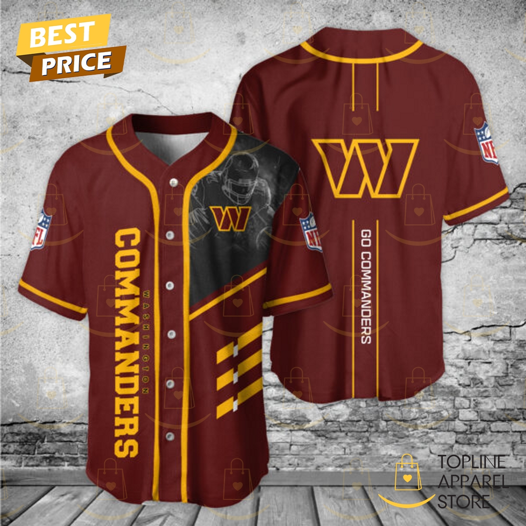 New Washington Commanders 2025 Baseball Custom Jersey Fan Gift