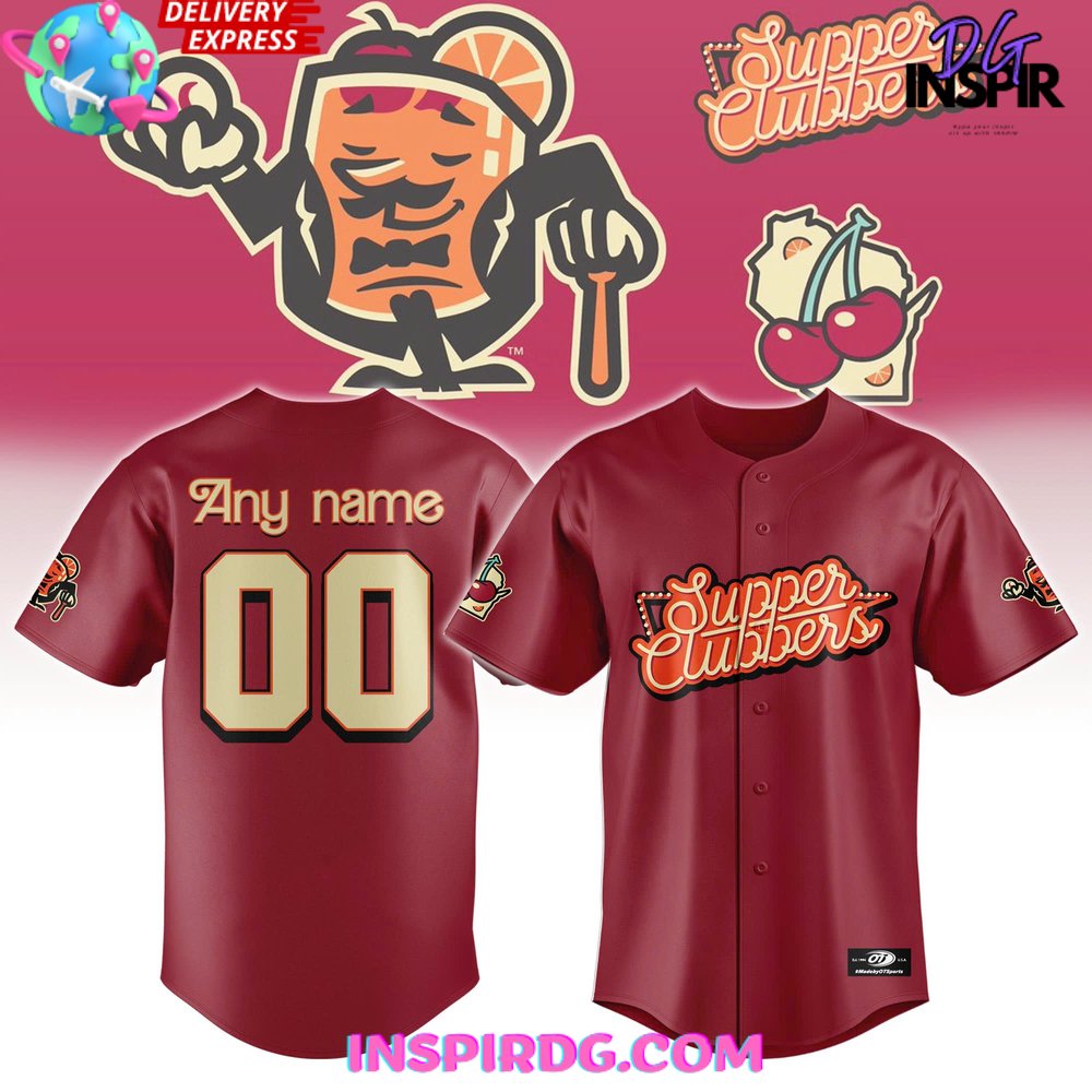 New Wisconsin Badgers Supper Clubbers Maroon 2025 Baseball Custom Jersey Fan Gift