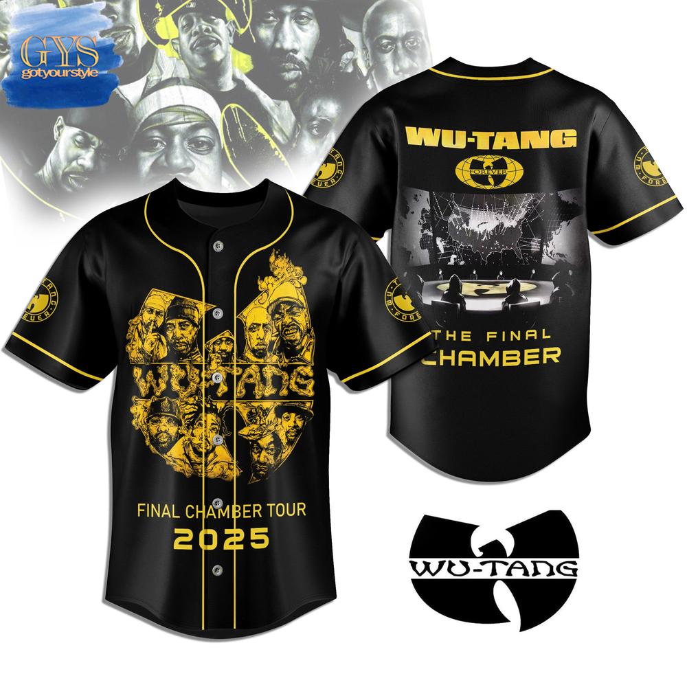 New Wu-Tang Final Chamber Tour Premium Baseball Custom Jersey Fan Gift