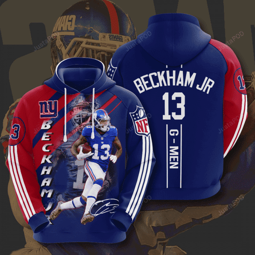 New York Giants Beckham Jr Hoodie  Zip Hoodie
