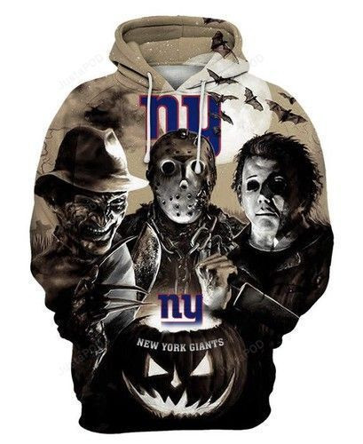 New York Giants Horror Icons Hoodie  Zip Hoodie
