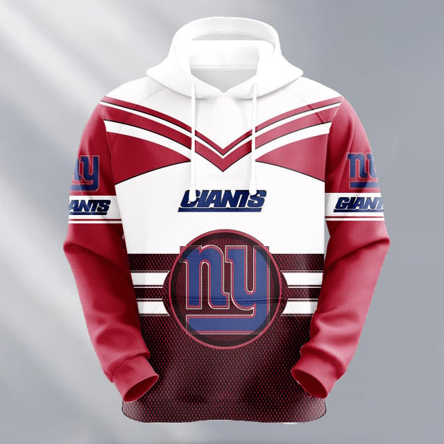 New York Giants Logo NFL 3D Hoodie Version 205
