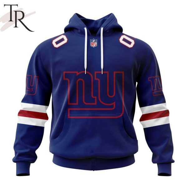 New York Giants Personalized Name And Number NFL 3D Hoodie Version 75