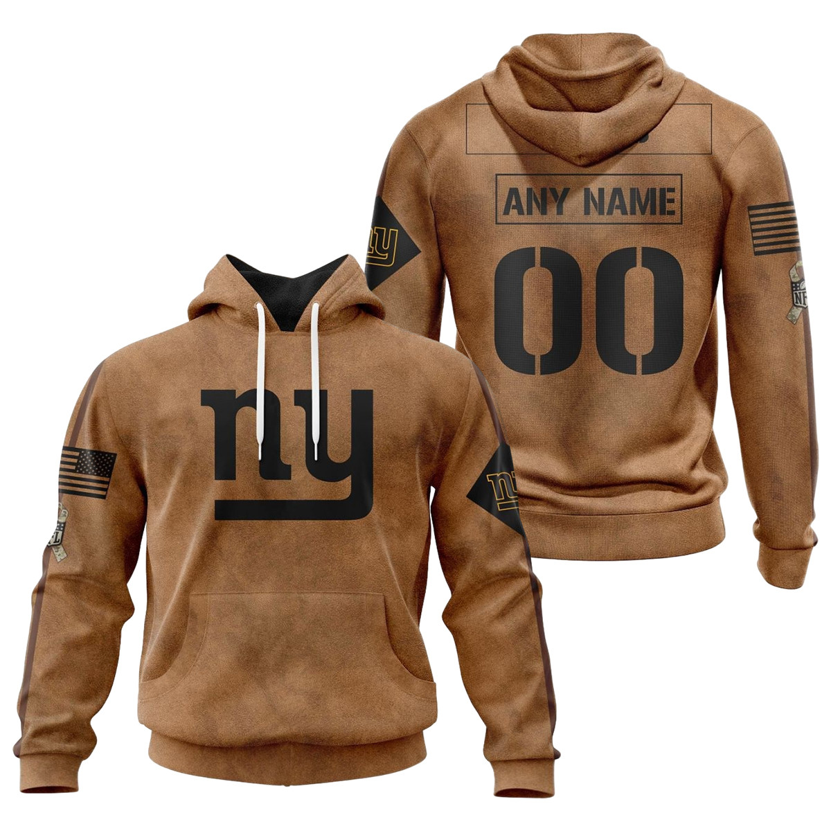 New York Giants Salute To Service Club 3D printed Sweatshirt Hoodie Zipped Hoodie