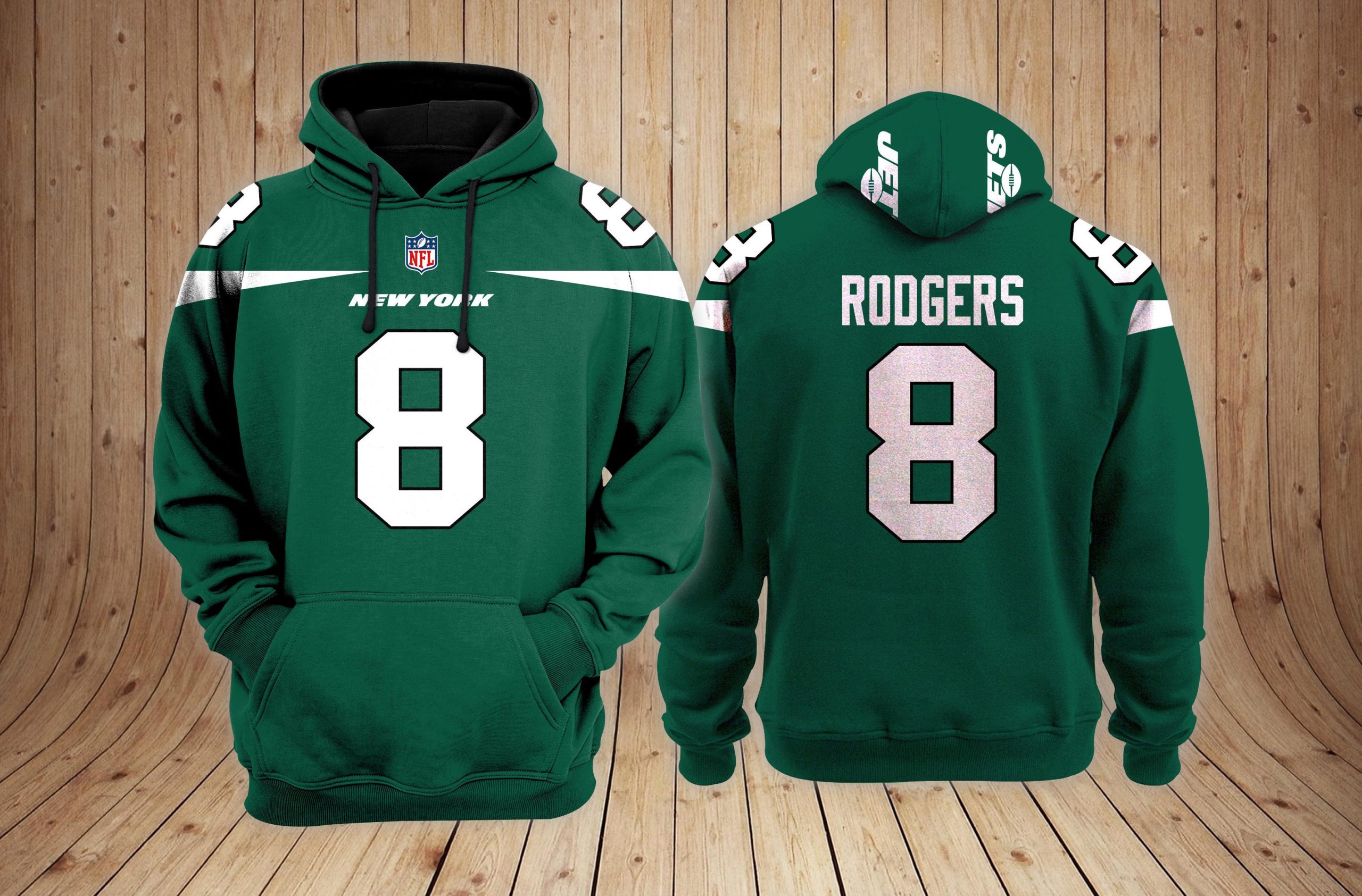 New York Jets NFL Team 3D Hoodie
