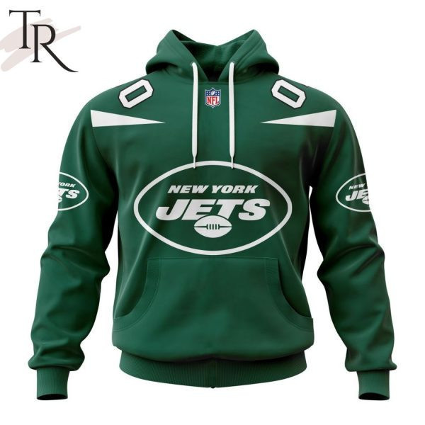 New York Jets Personalized Name And Number NFL 3D Hoodie Version 85