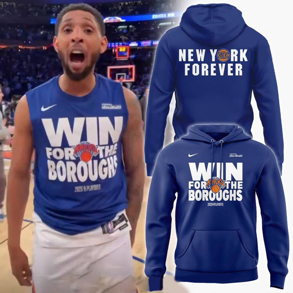 New York Knicks Special 2025 Playoffs Win For The Boroughs Hoodie Gifts For Fans Gift For Sport Music Fans
