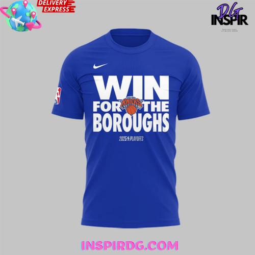 New York Knicks Win For The Boroughs 2025 T-Shirt
