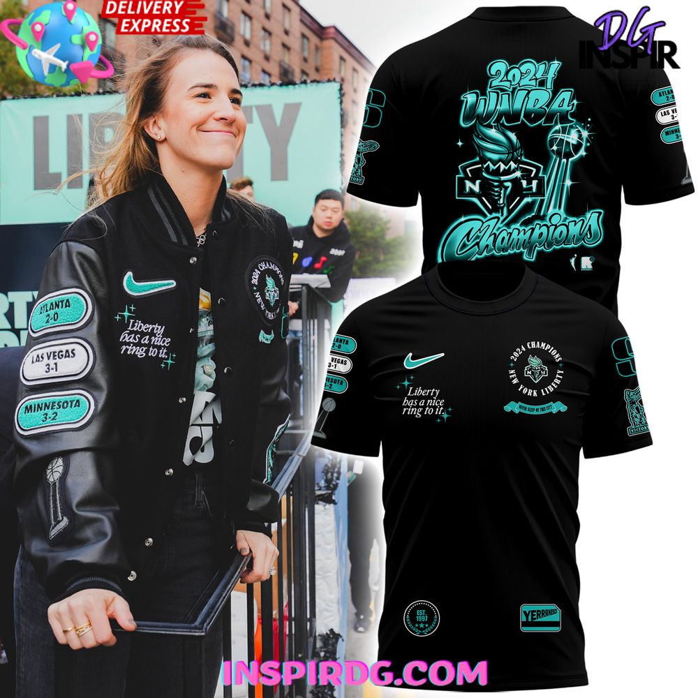 New York Liberty 2024 WNBA Champions Special T-Shirt