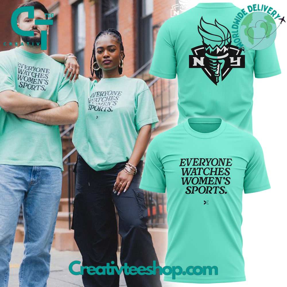 New York Liberty Everyone Watches Mint Tee