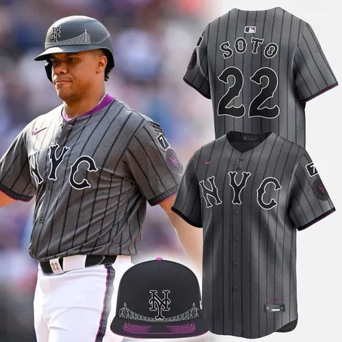 New York Mets Grey City Connect Baseball Jersey Unique Gifts For Baseball Fans