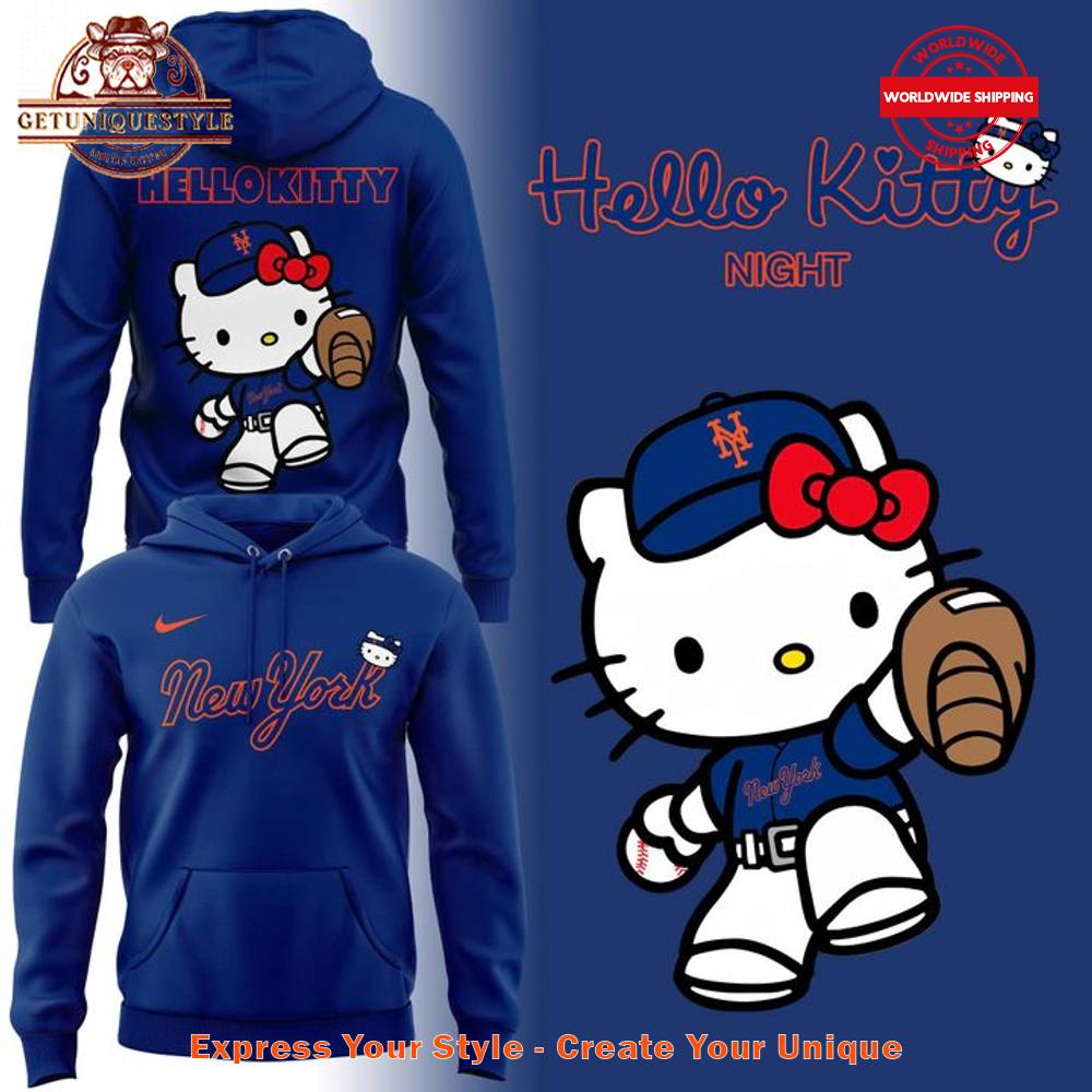 New York Mets Hello Kitty Special Hoodie