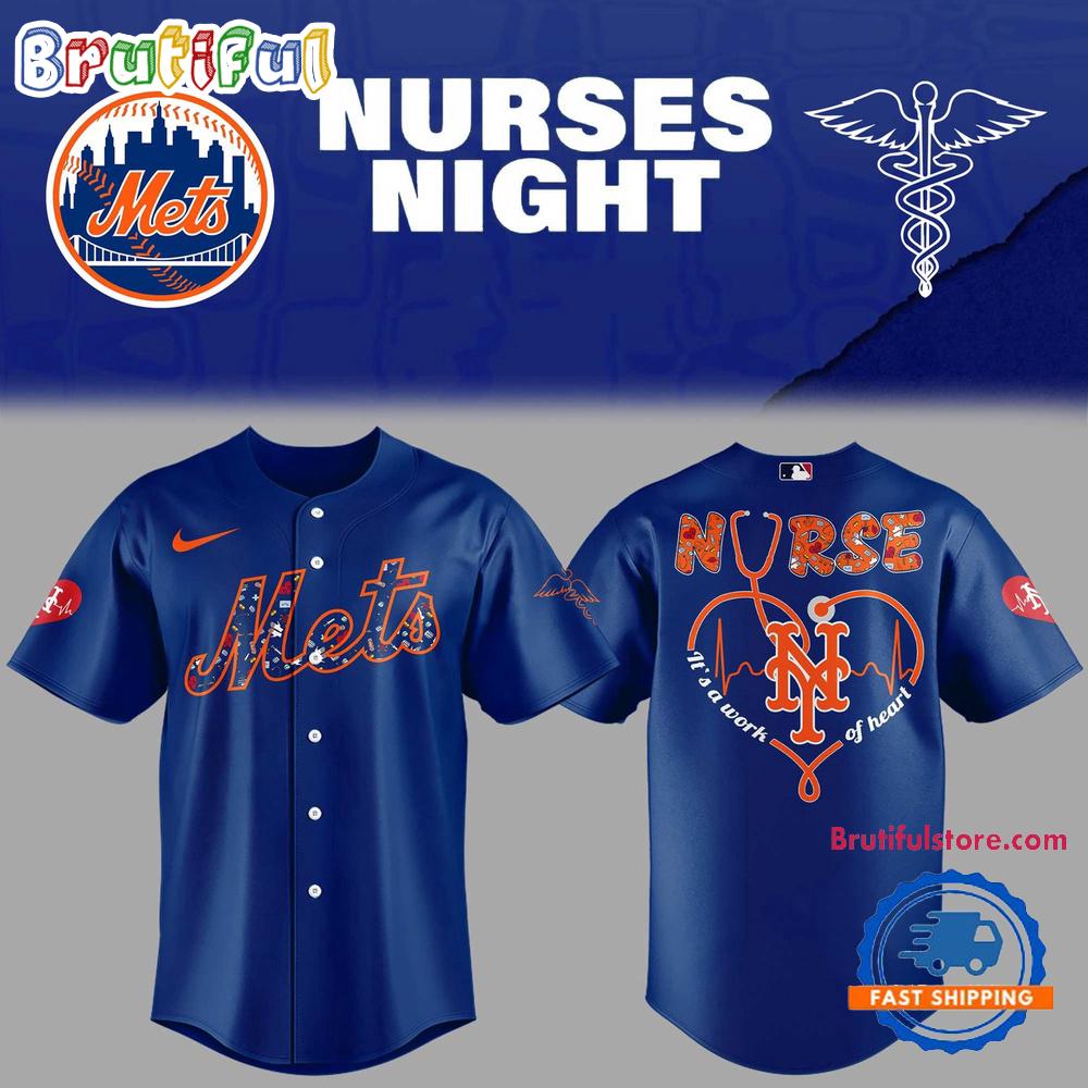 New York Mets NURSES NIGHT 2025 Jersey Shirt